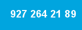 927 264 21 89 927 264 21 89